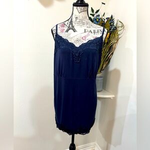 Lane Bryant dark Blue Lace Trim camisole size 18/20
